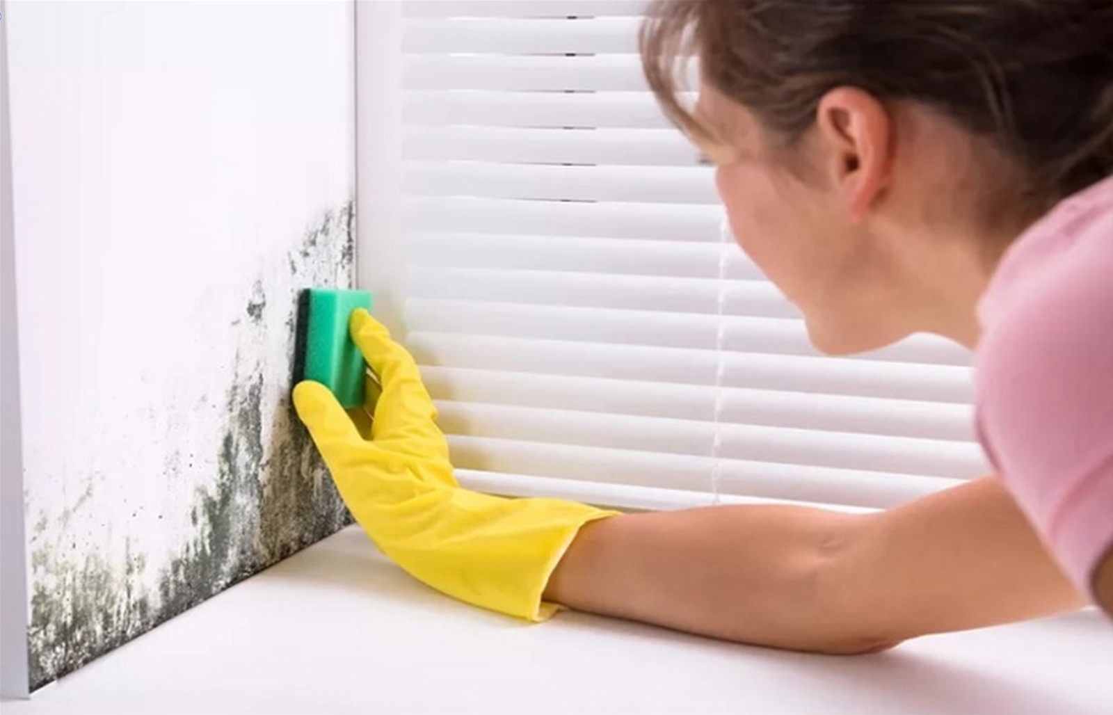Tẩy mốc tường với xà phòng