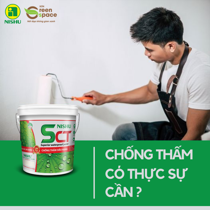 Tuổi thọ của sơn chống thấm trung bình là 8-10 năm
