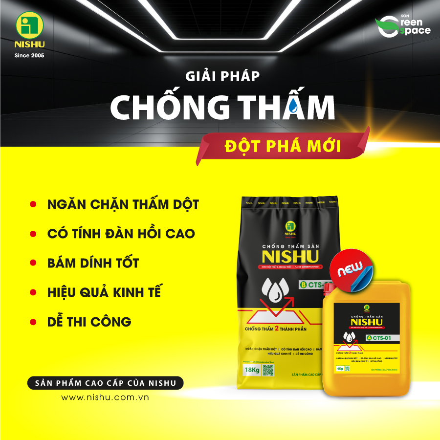Sử dụng chống thấm sàn Nishu để bảo vệ ngôi nhà bạn