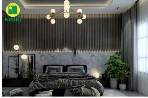Trần màu trầm cho phòng ngủ