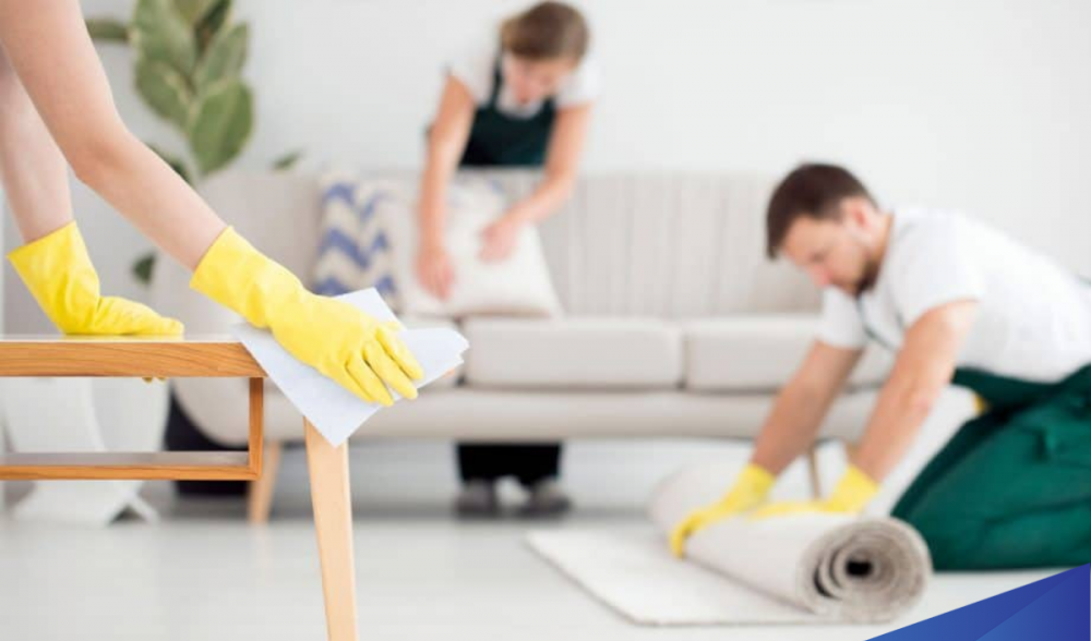 dọn dẹp sau khi sơn