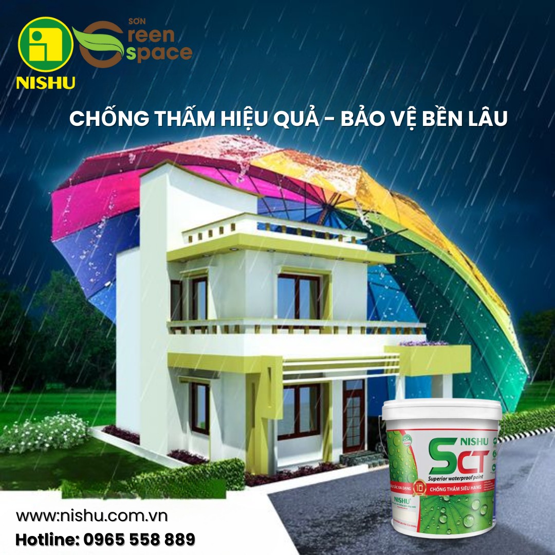 Sơn chống thấm ngoại thất Nishu