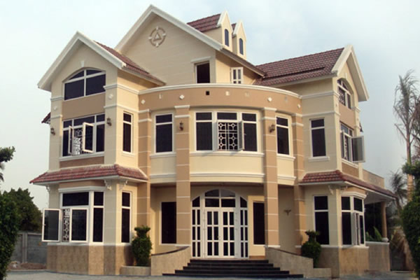 Sơn ngoại thất màu be