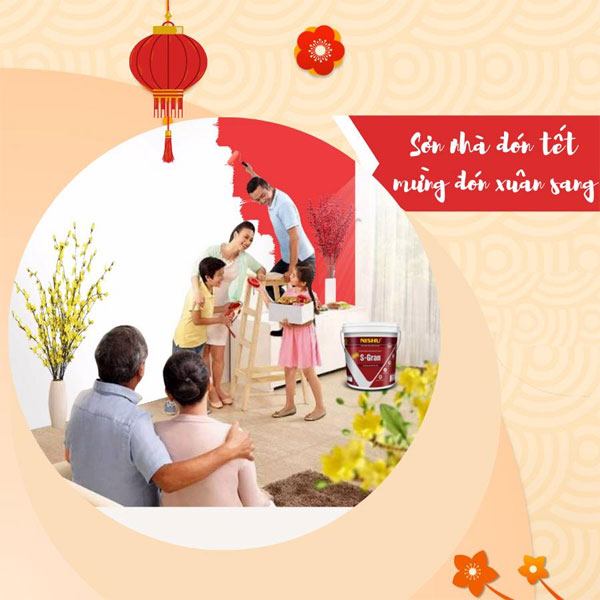 sơn nhà đón tết