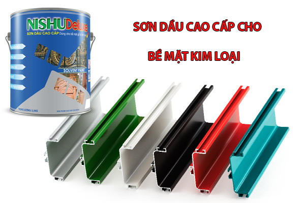 sơn dầu cao cấp cho bề mặt kim loại